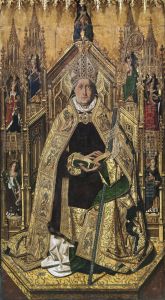 St Dominic Enthroned in Glory 1474-77