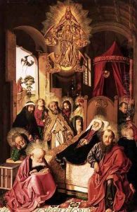 Death of the Virgin by Bartolome Bermejo