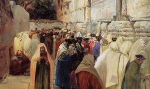 Jews at the Wailing Wall