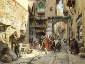 A Street Scene, Damascus