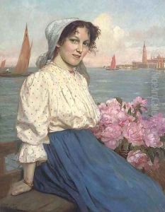 A maiden on the Lagoon, Venice
