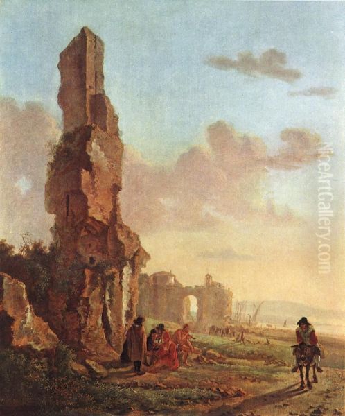 Ruins at the Sea - view 1