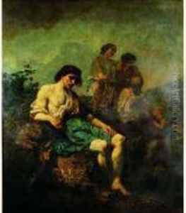 Scene Pastorale by Edouard Armand-Dumaresq