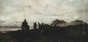Cossack's Patrol by Josef von Brandt