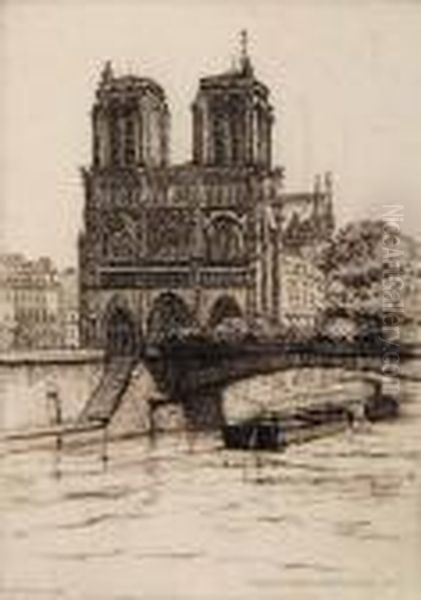 Facade De Notre Dame De Paris No.2#3/100 - view 1