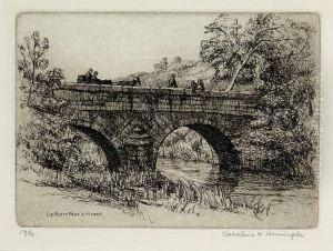 Le Petit Pont A Moret #10/75 by Caroline Helena Armington