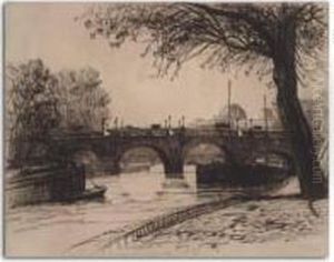 Le Grand Palais Vu Des Quais' by Caroline Helena Armington