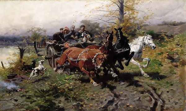Speeding Chariot, c.1900 - view 1