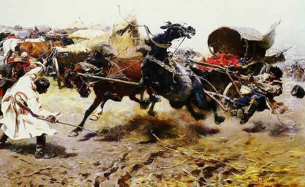 The Runaway Cart - view 1