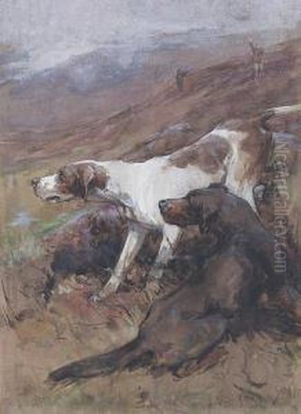 A Hunting Party On A Moor - view 1