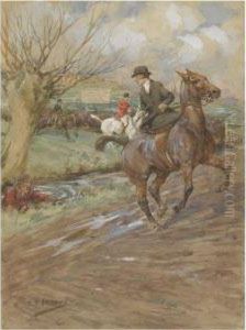 Hunting Scene by George Denholm Armour