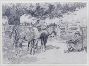 Taking A Rest by George Denholm Armour