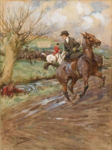 Fox Hunting Scene by George Denholm Armour