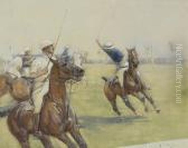 The Polo Match by George Denholm Armour