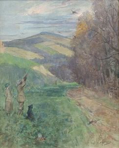 Pheasant Shooting by George Denholm Armour