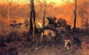 Polowanie by Josef von Brandt