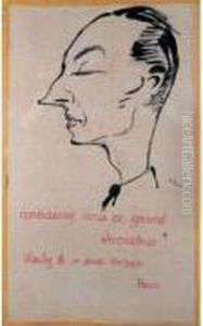 " Portrait De Jean-michel Frank ". by Guy Arnoux