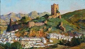 Paisaje Con Castillo by Jose Arpa Y Perea