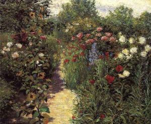 Garden at Giverny by John Leslie Breck