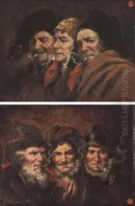 The Smokers by Roman Arregui