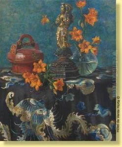 Composition Au Bouddha Et A La Nappe