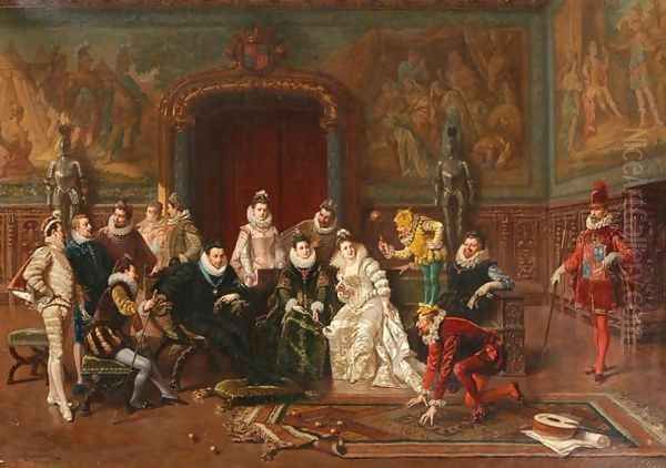 Court scene - view 1