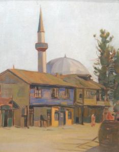 Landscape With Mosk by Constantin Artachino