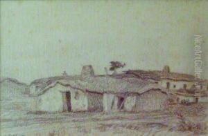 Peisaj Cu Case Din Mangalia by Constantin Artachino