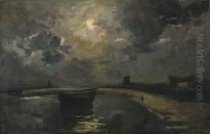 Le Chenal De Nieuport by Louis Artan De Saint-Martin