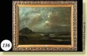 Bord De Mer Anime by Louis Artan De Saint-Martin