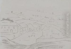 Paisaje Con Pueblo by Aurelio Arteta