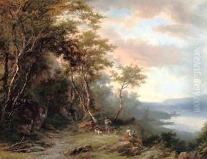 Looking out over the river by Willem Bodemann
