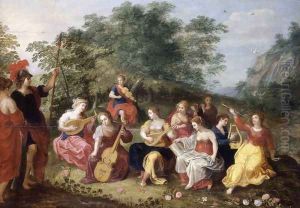 Apollo and the Nine Muses by Hendrik van Balen