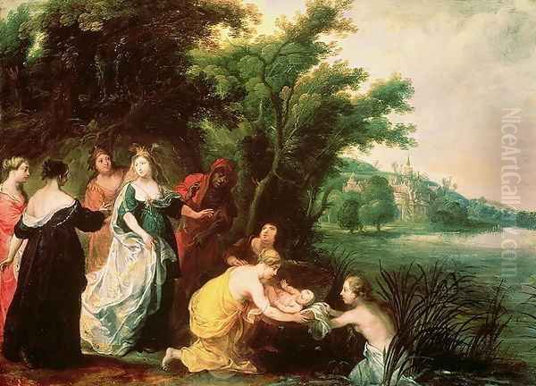 Pharaoh's Daughter Discovering Moses - view 1