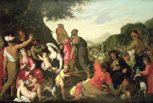 The Israelites in the Desert by Hendrik van Balen