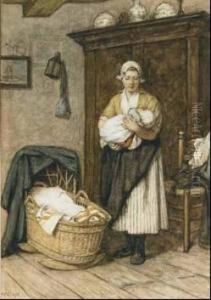 The First Born by David Adolf Constant Artz