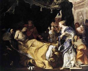 Antiochus and Stratonice c. 1700 by Antonio Bellucci