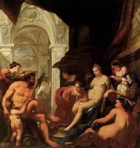 Hercules in the Palace of Omphale by Antonio Bellucci