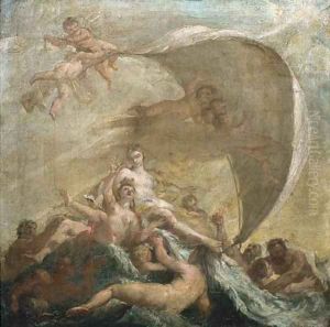 The Triumph of Galatea 3 by Antonio Bellucci