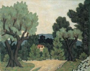 Rural Scene by Georges Ascher