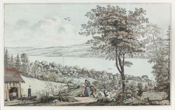"prospect V. Ruschlikon/am Zurichsee. N.d. Natur./no. 7.". - view 1