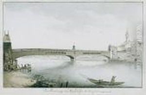 Die Rheinbrugg Bey Schafhausen.