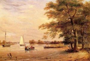 On the Shrewsbury River, Redbank, New Jersey by Thomas Birch