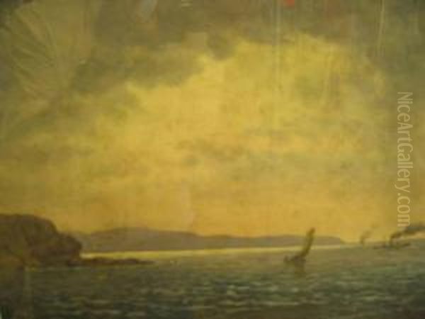Coastal Landscape With Steamer - view 1