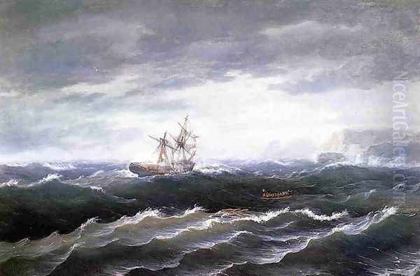 Ship at Sea - view 1