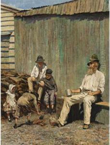 A Chip Of The Old Block by Julian Ashton