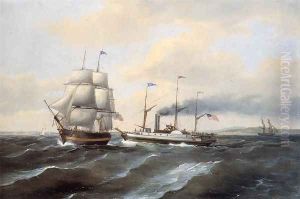 The Steamsailor Benjamin Franklin by Thomas Birch