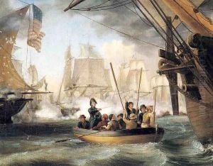 Commodore Perry Leaving the "Lawrence" for the "Niagara: at the Battle of Lake Erie