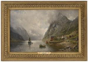Fjordlandscape With People