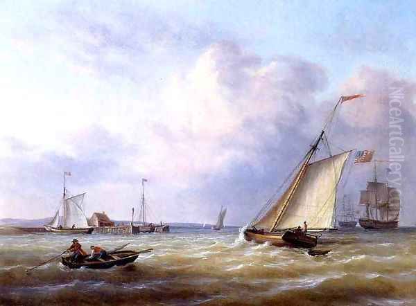 Philadelphia Harbor 1840 - view 1